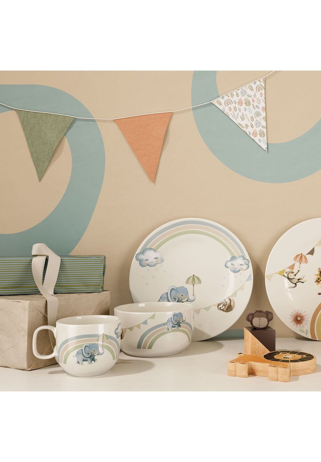 

Детская миска с хлопьями Иди как слон Villeroy & Boch, синий
