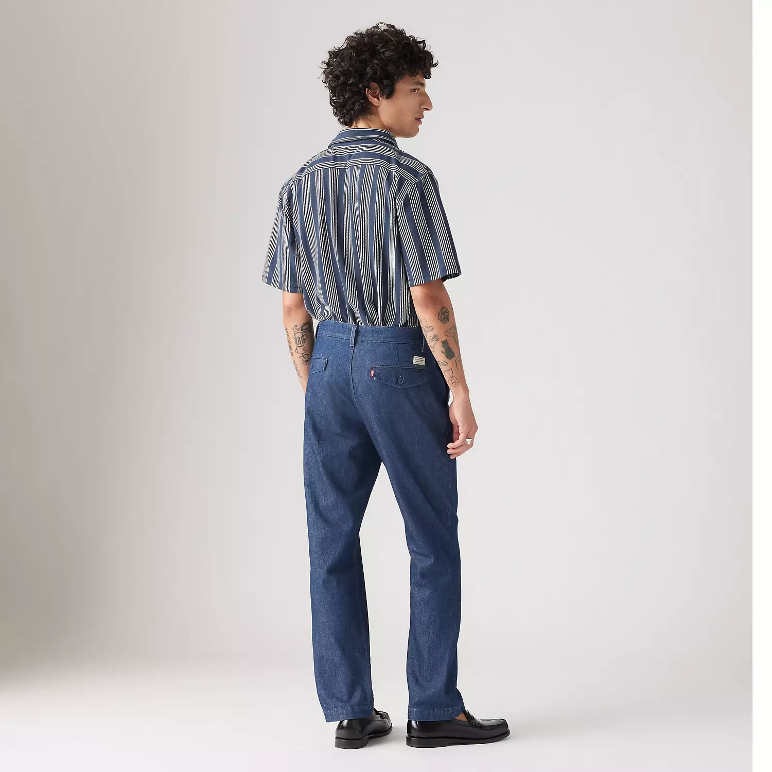Аутентичные мужские брюки прямого кроя Levi's xx Chino, синий — фото 3