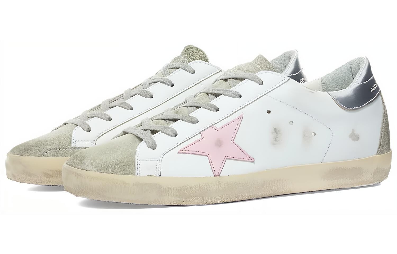 Кеды низкие Golden Goose со звездной нашивкой, белый — фото 3