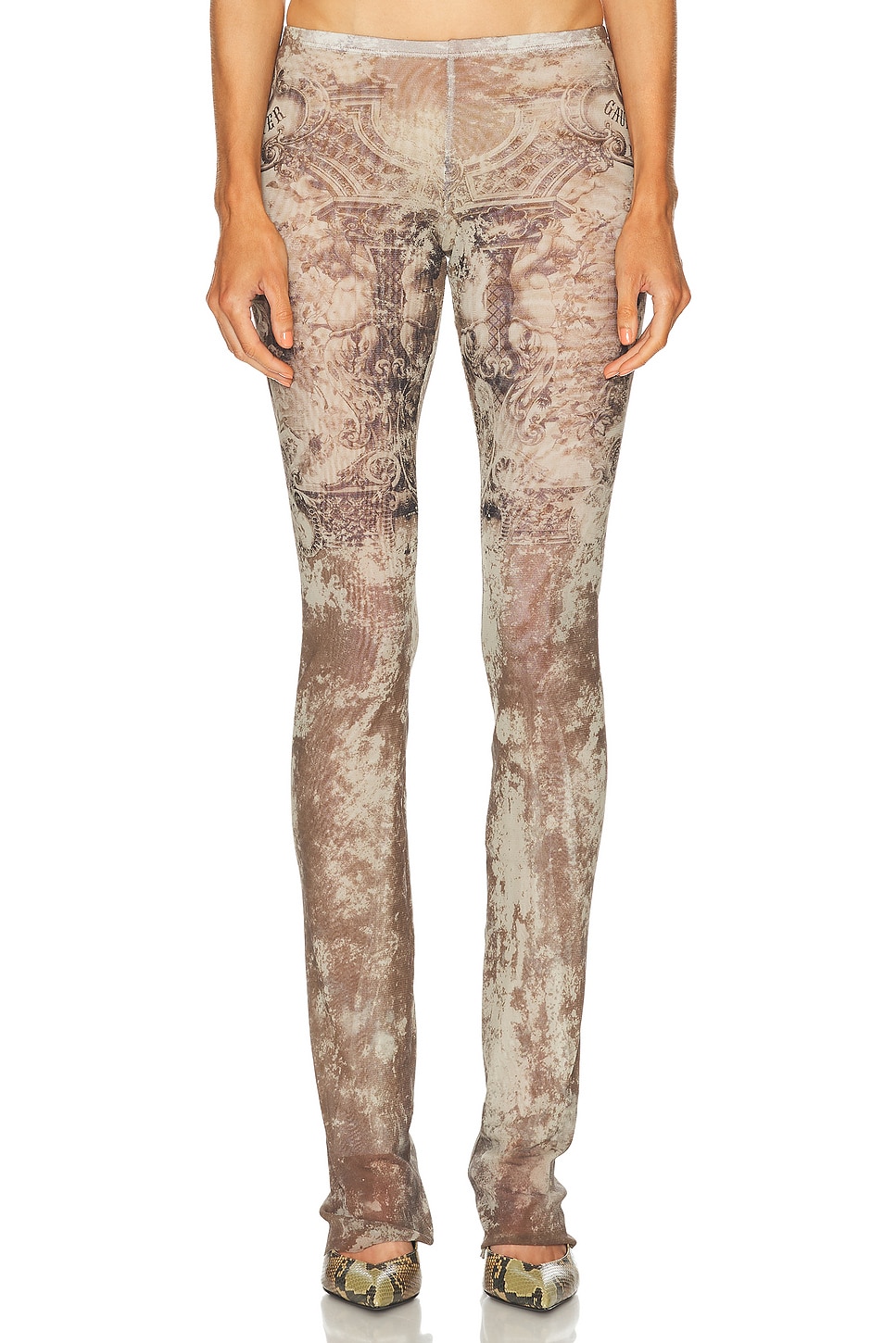 

Брюки Médaillon Trouser Jean Paul Gaultier, Light Beige & Taupe