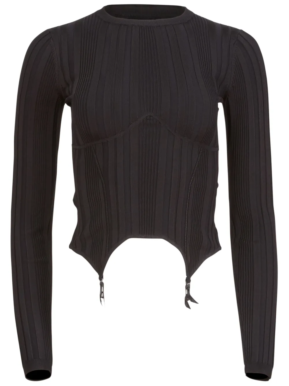 

Топ Garter Fleur Du Mal, черный