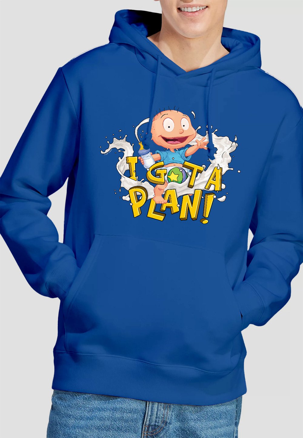 

Толстовка RUGRATS TOMMY PICKLES HAS A PLAN Cotton Soul, синий