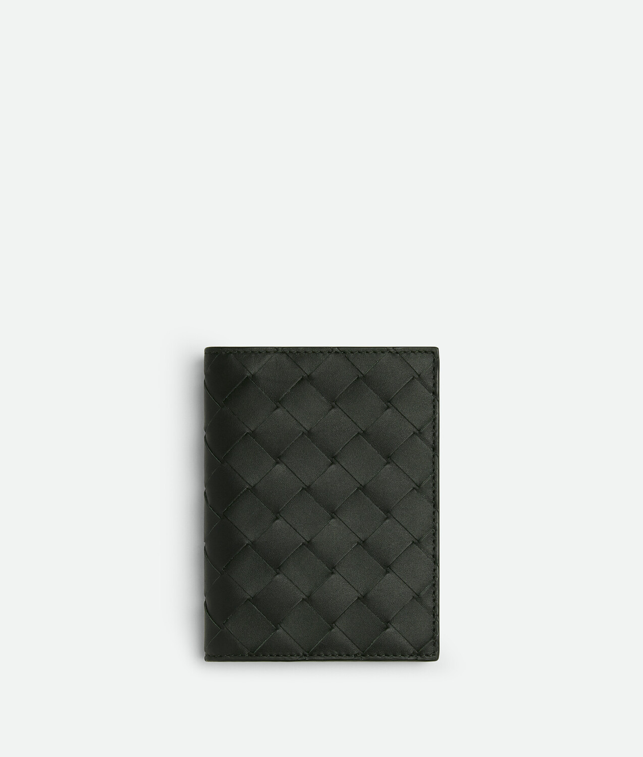 

Кошелек с клапаном Intrecciato Bottega Veneta, темно-зеленый