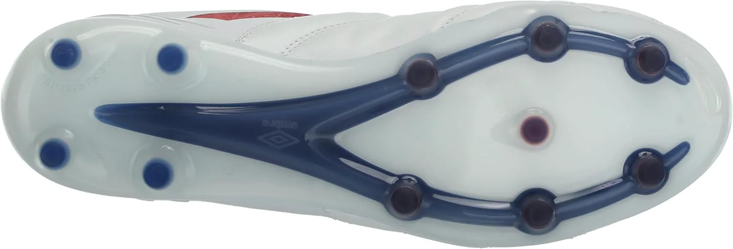 Мужские бутсы Umbro Tocco 4 Premier FG, белый/синий/красный — фото 2