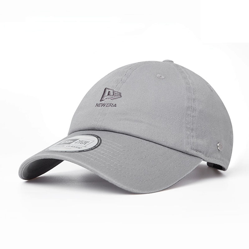 

New Era Хлопковая бейсболка унисекс серая, Gray
