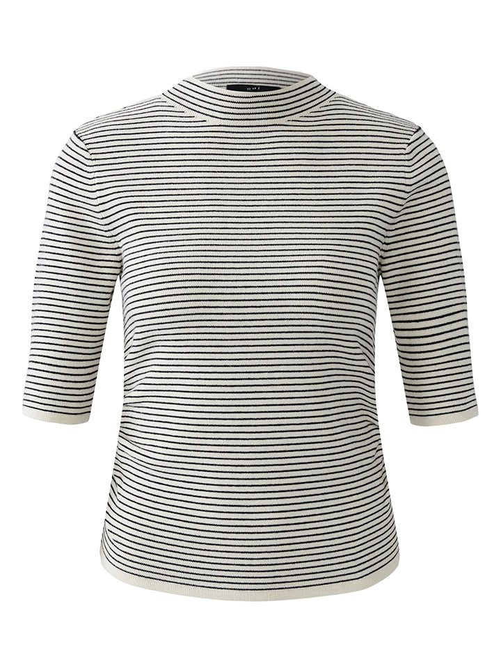 

Oui Свитер бело-черного цвета