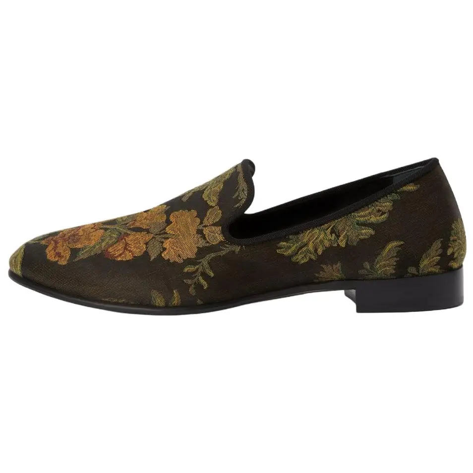

Туфли-лоферы с цветочной вышивкой Giuseppe Zanotti, мультиколор