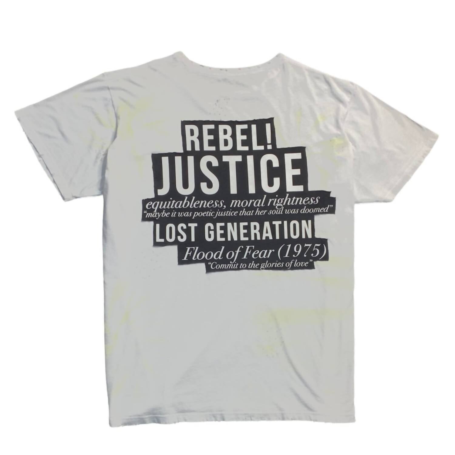 

Мужская белая футболка Justice ROCKSTAR ORIGINAL, белый