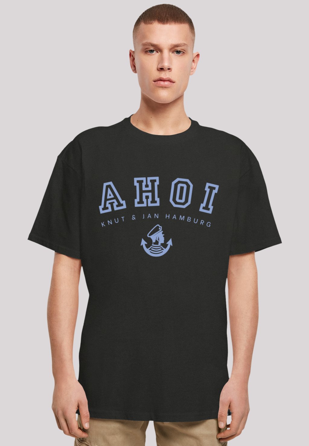 

Футболка с принтом AHOI KNUT & JAN HAMBURG F4NT4STIC, черный
