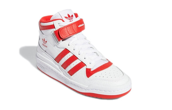 Кроссовки форум mid j Adidas, белый — фото 3