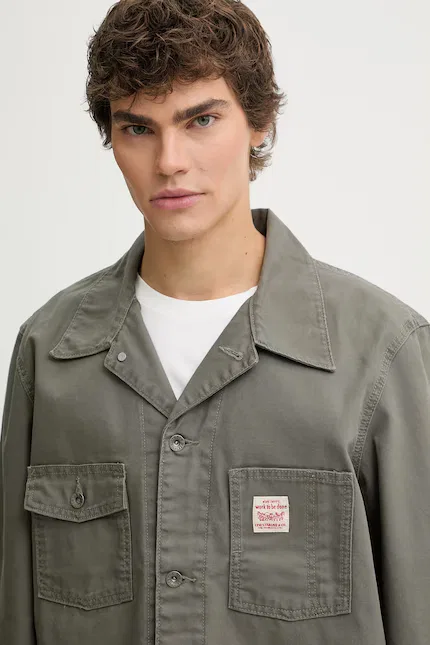 Куртка длинная из денима Broadway x Workwear Levi's, зеленый — фото 4