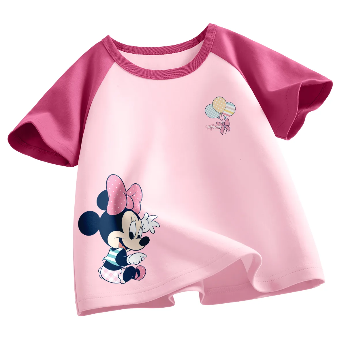 Детская футболка с круглым вырезом Disney, Dile Play Pink