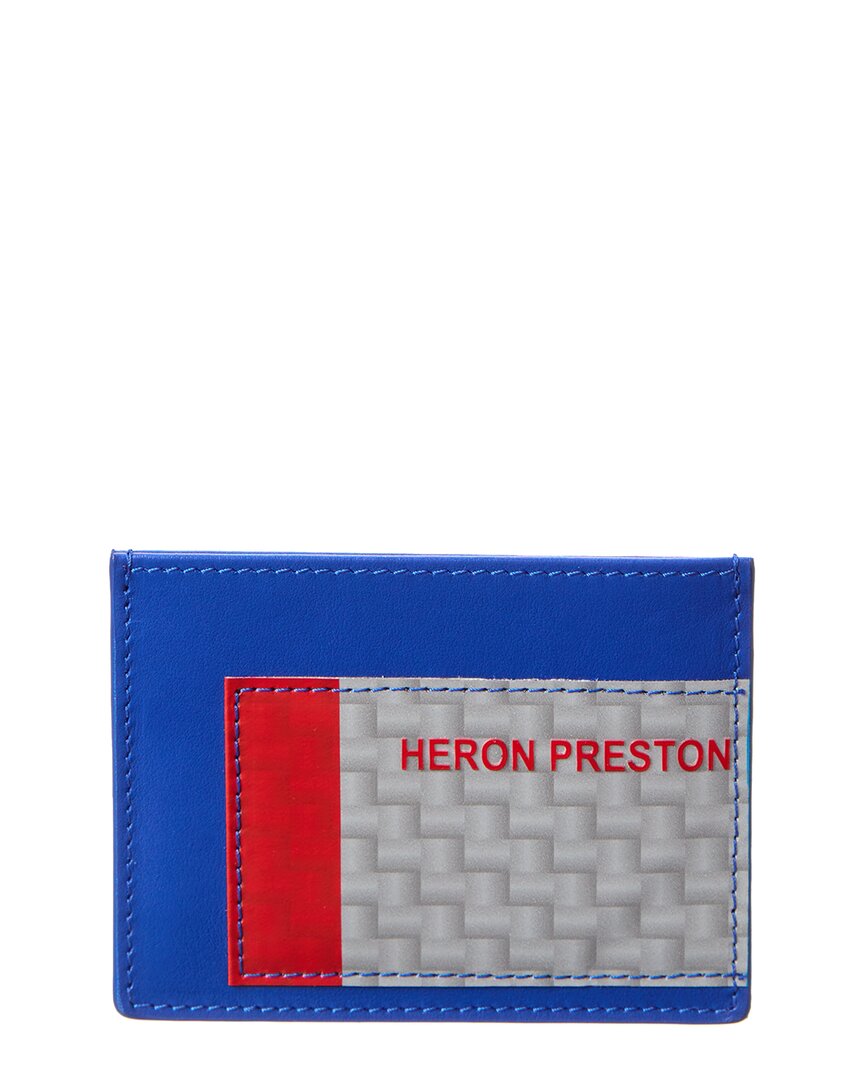

Чехол для карт Heron Preston HP Tape из кожи, синий