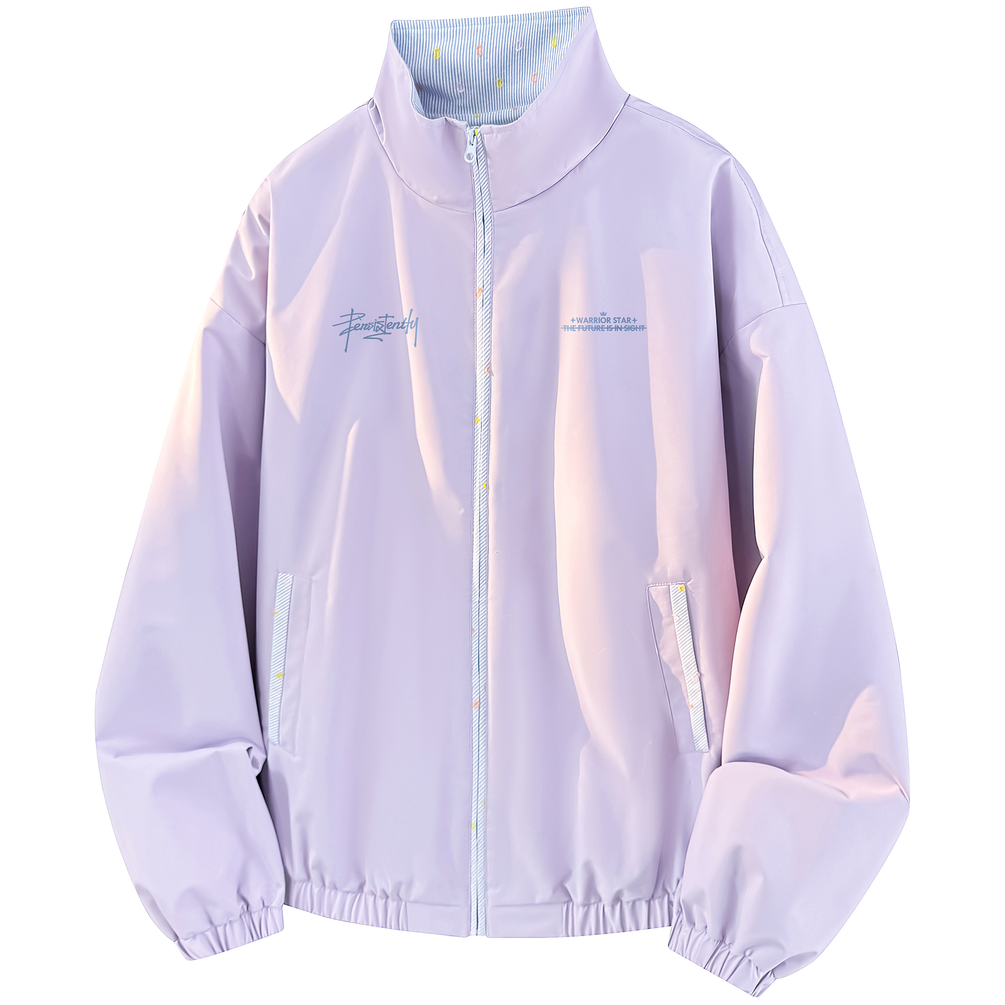 

Куртка Unisex Stand Collar Moderate Workwear WARRIOR, розовый фиолетовый