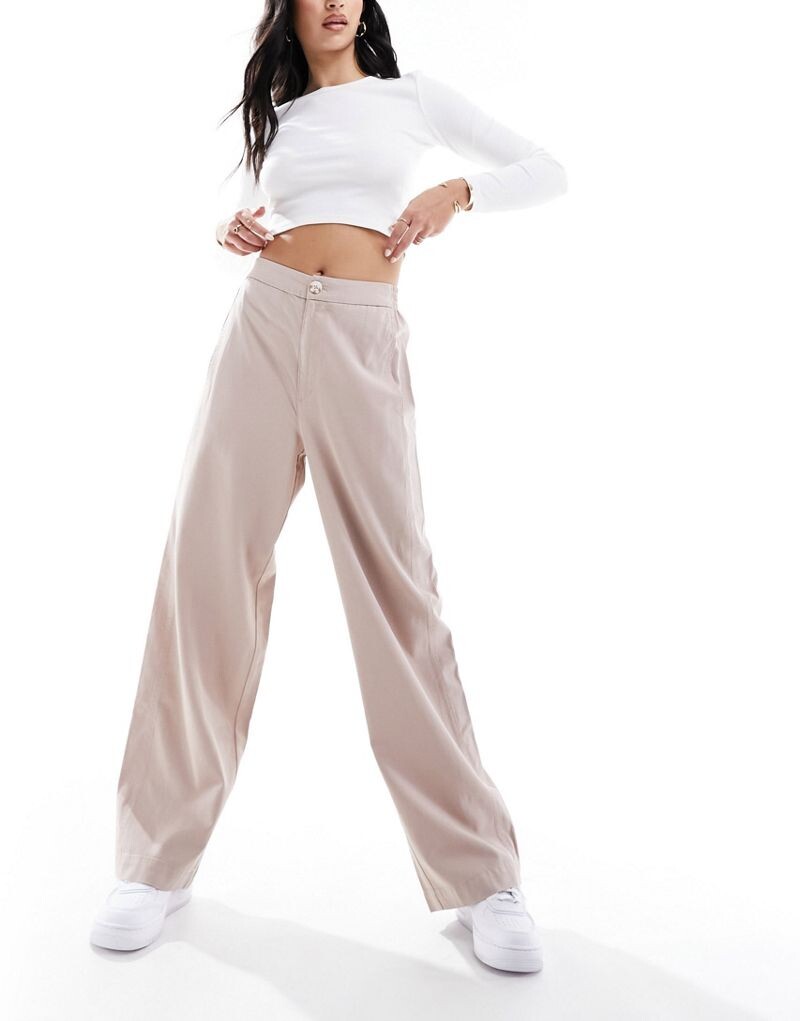 

Мягкие норковые брюки ASOS DESIGN