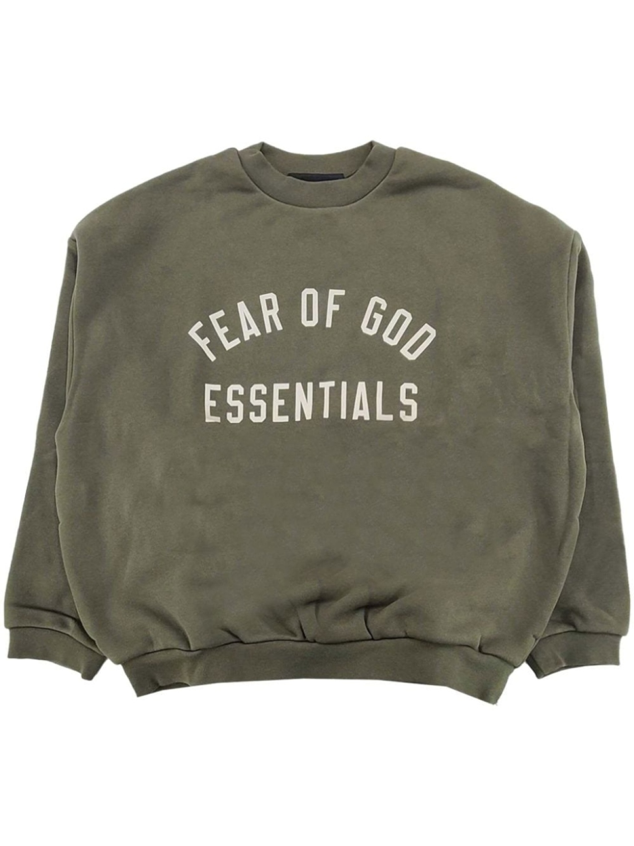 

FEAR OF GOD ESSENTIALS толстовка с круглым вырезом, зеленый