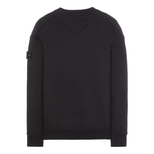 Толстовка ghost crewneck sweatshirt 'black' Stone Island, черный — фото 2