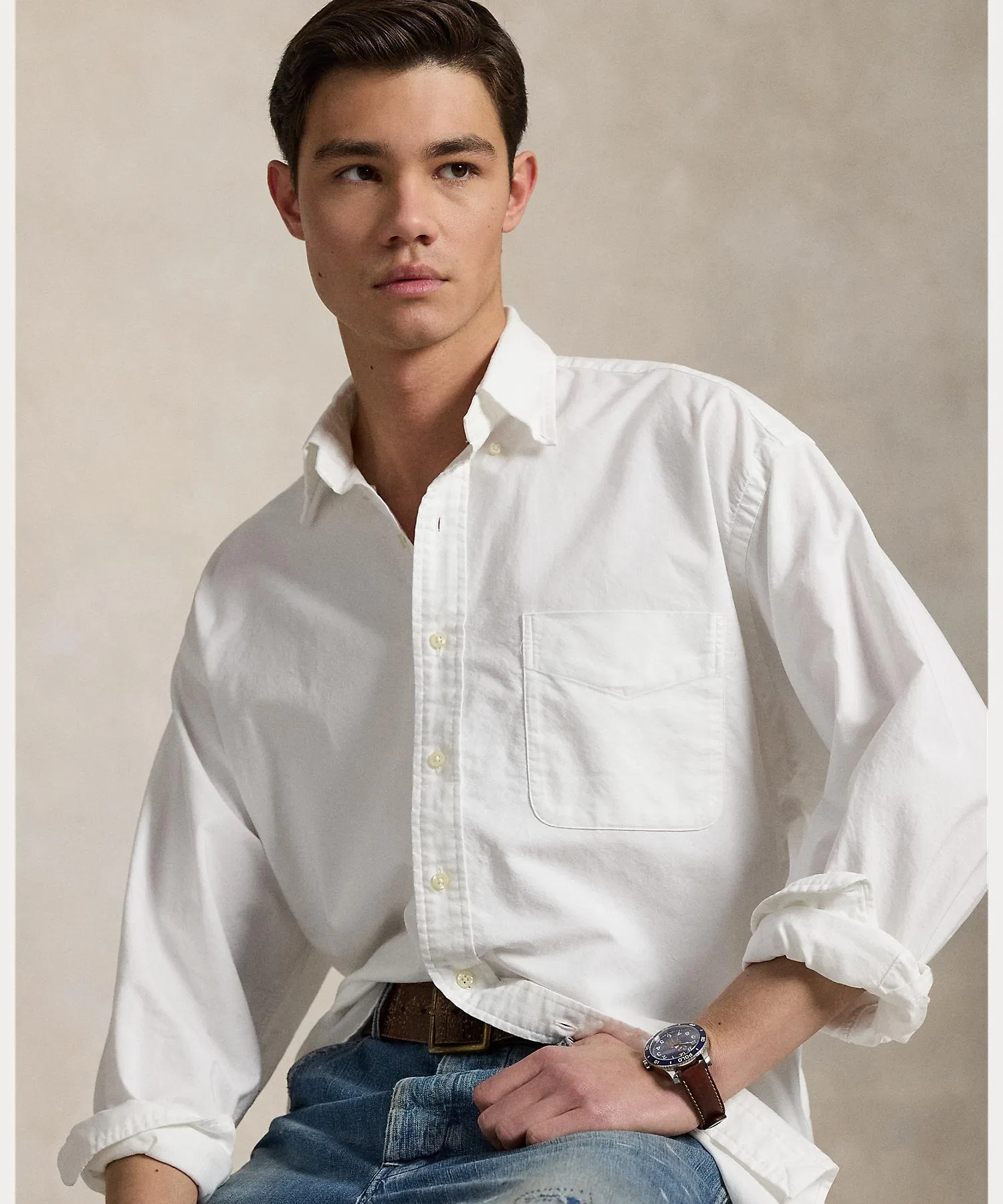 Мужская рубашка Polo Ralph Lauren Organic Cotton Big Shirt