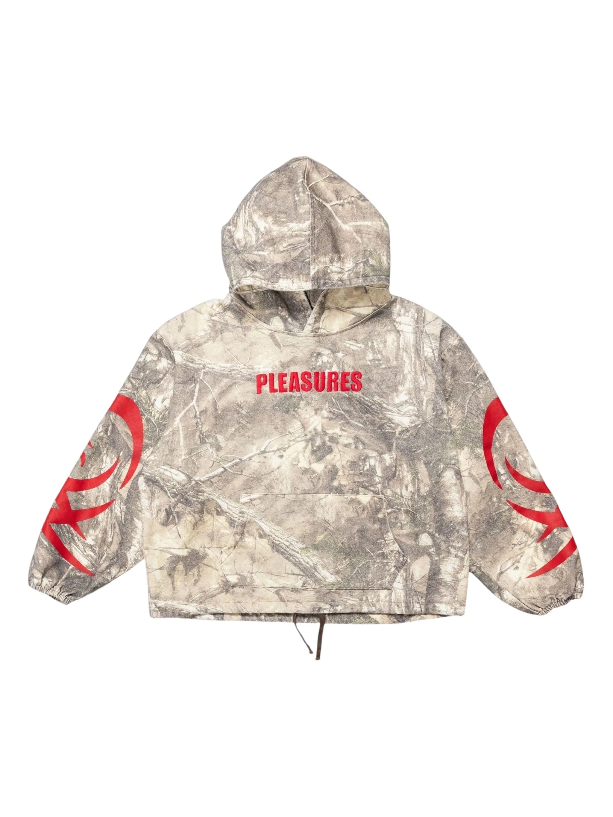 

Худи Hunt с принтом Pleasures, нейтральный