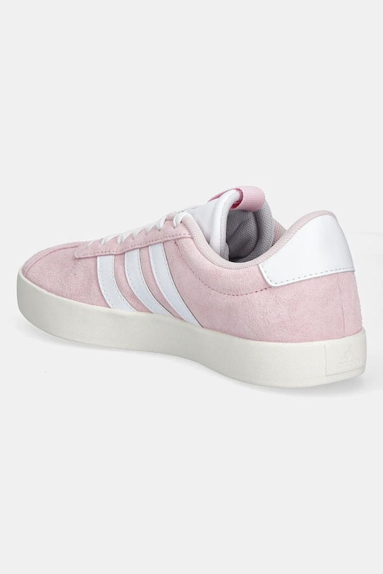 Замшевые кроссовки VL Court 3.0 Adidas, розовый — фото 3