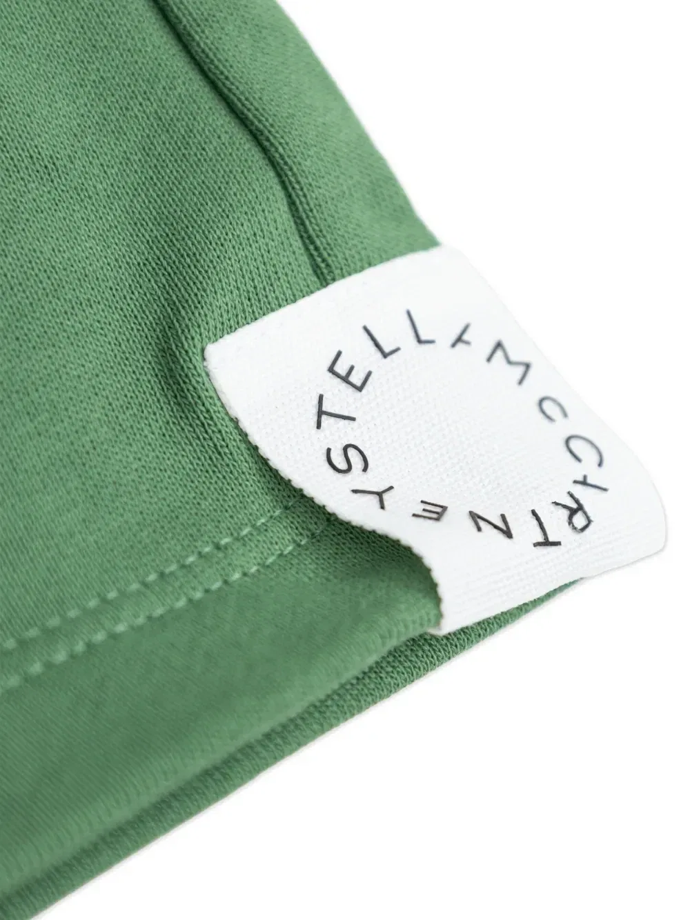 Спортивный костюм с вышивкой Stella McCartney Kids, зеленый — фото 4