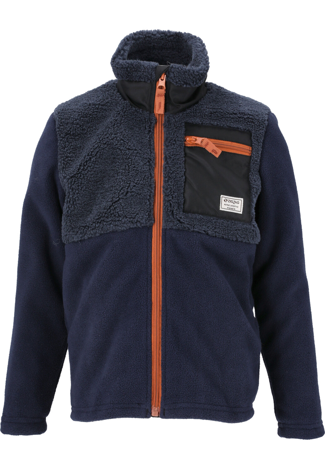 

Флисовая куртка Zigzag Dundo, цвет 2048 Navy Blazer