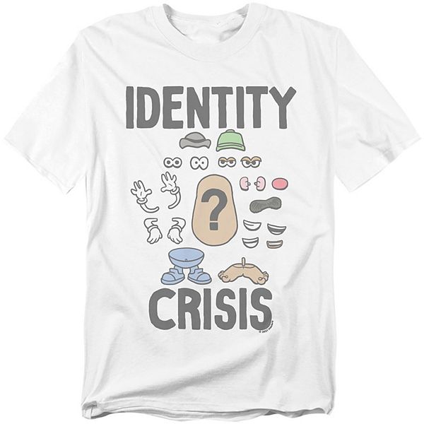 

Футболка Big & tall с принтом identity crisis Licensed Character