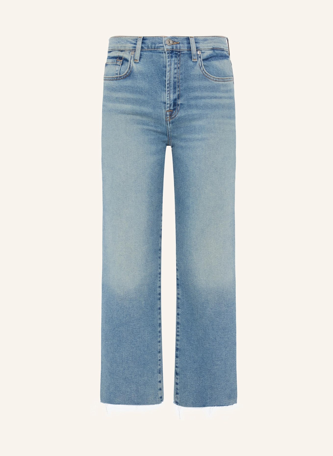 

Укороченные джинсы Alexa flare fit 7 For All Mankind, синий