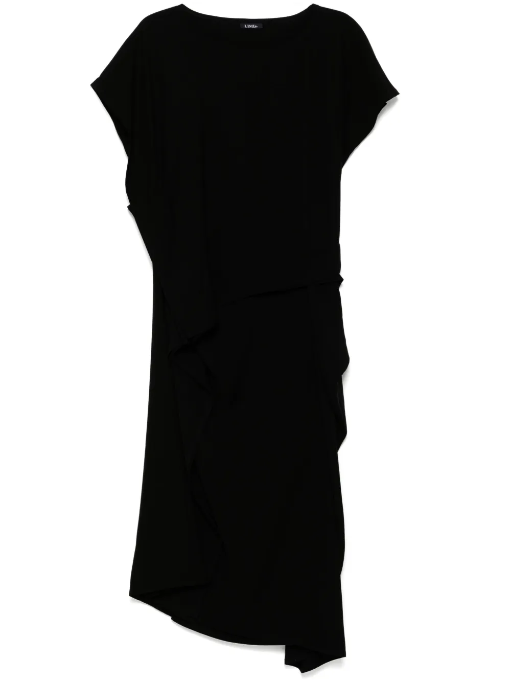 

Многослойное платье миди Yohji Yamamoto, черный