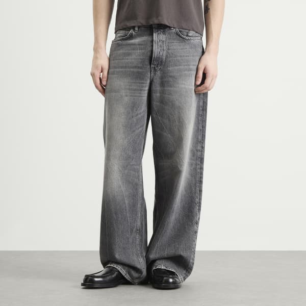 1981 готические джинсы из денима Acne Studios, washed черный — фото 2