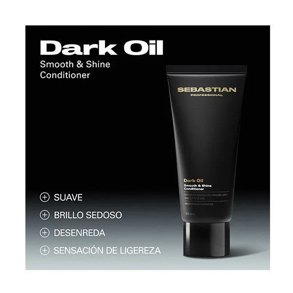 Кондиционер для шелковистых и блестящих волос SEBASTIAN Dark Oil 200 мл — фото 3