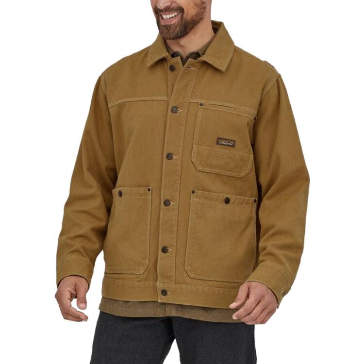 Куртка из конопли Iron Forge для мужчин Patagonia, цвет Brown/Coriander Brown — фото 4