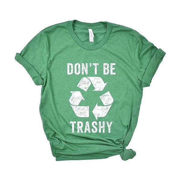 

Футболка Don't be trashy с коротким рукавом Simply Sage Market, Grass, Серый, Футболка Don't be trashy с коротким рукавом Simply Sage Market, Grass