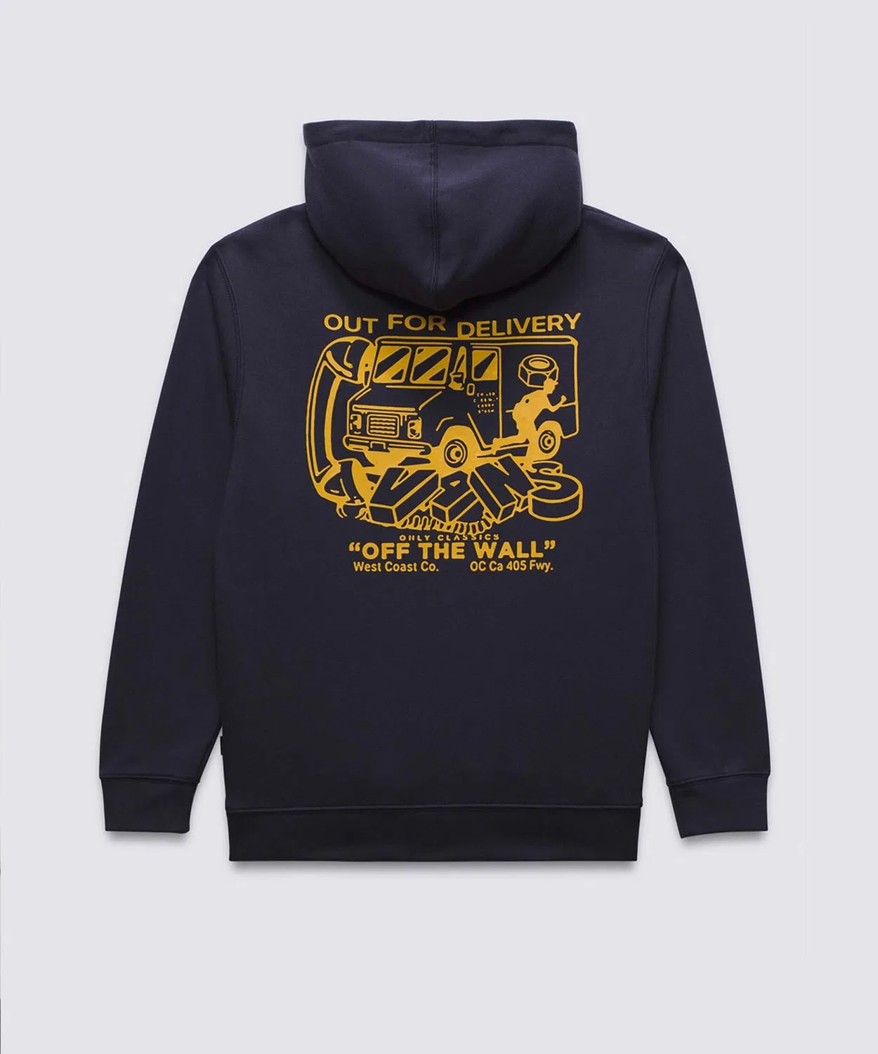 Детская флисовая кофта Vans Next Stop Loose Pullover, тёмно-синяя
