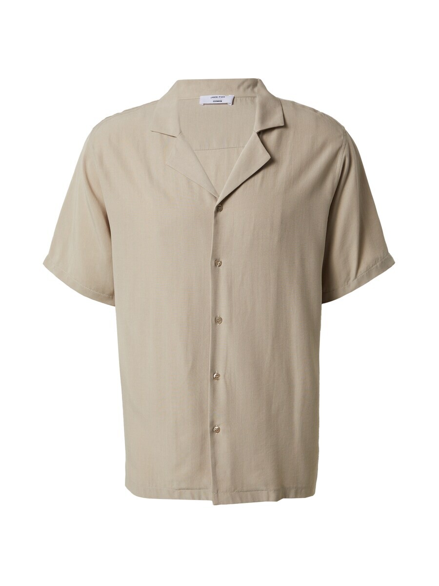 

Повседневная рубашка DAN FOX APPAREL Regular fit Button Up Shirt, серо-коричневый