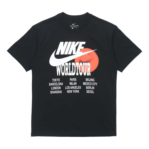 

Футболка Nike AS Men's Nike Sportswear Tee WORLD TOUR Black, черный