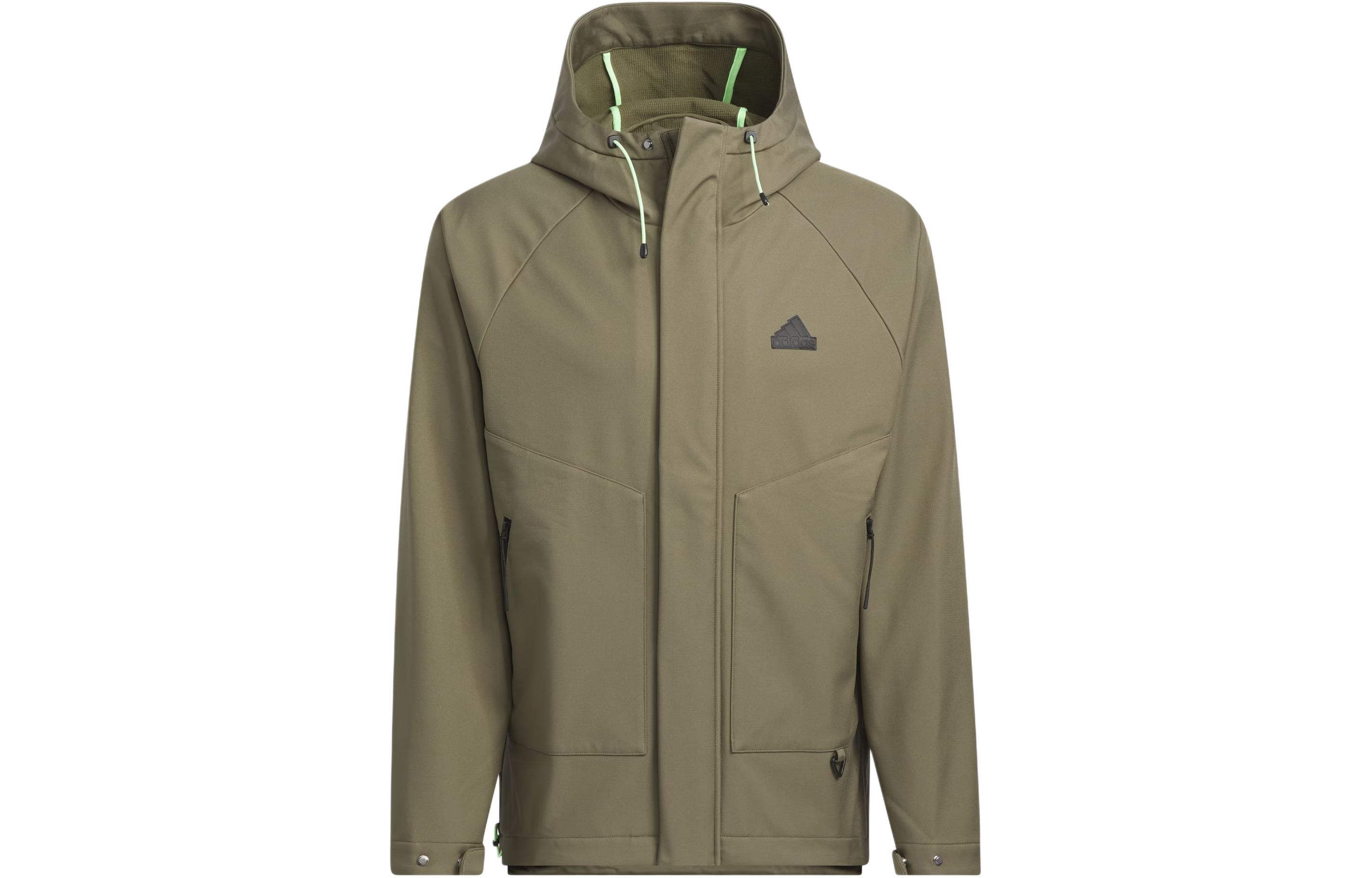 Городская куртка Adidas Strata оливкового цвета — фото 2