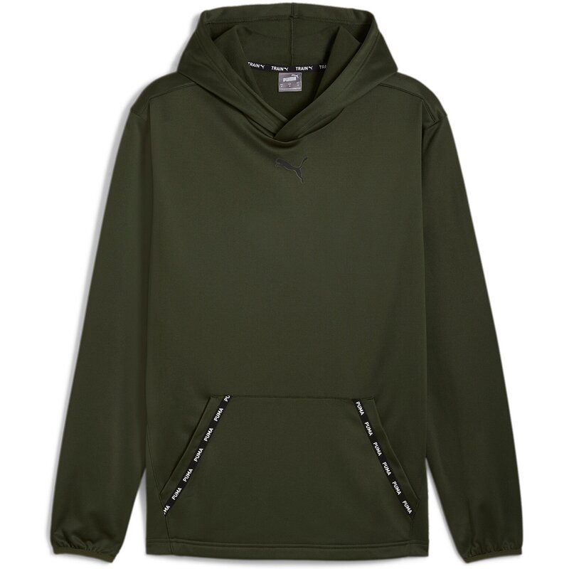 

Kapuzensweat fit taped pwrfleece l Puma, зеленый