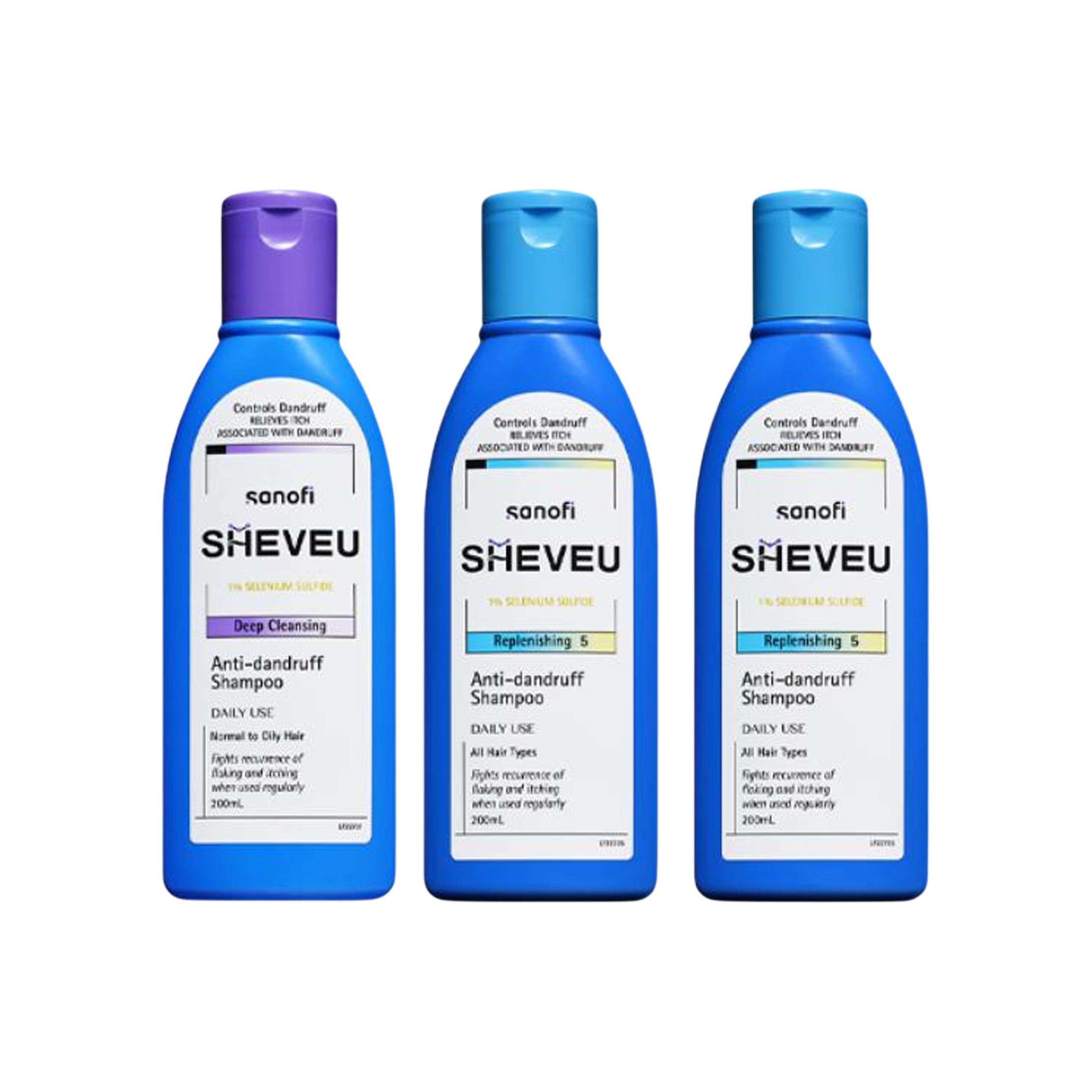 

Шампунь для контроля жирности и снятия зуда без отдушки глубокое очищение 200ml SHEVEU