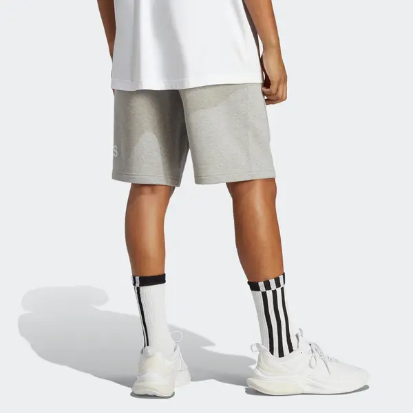 Шорты Essentials большие шорты из французского трикотажа с логотипом Adidas, серый — фото 3