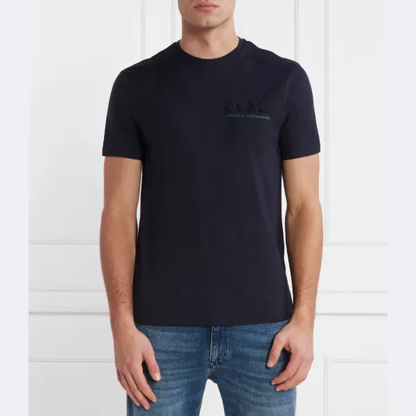 

Футболка стандартного кроя Armani Exchange, синий