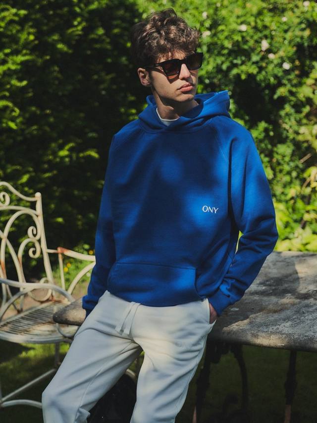 

Оверсайз худи с логотипом Ony, Blue