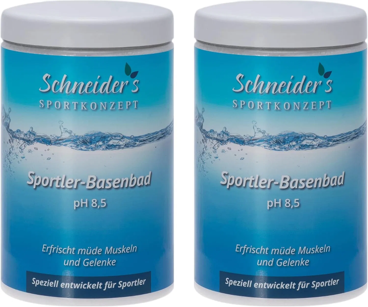 Соль для ванн Schneider's Athletes Base для спортсменов, 2 x 1400 г Schneider'S Basenkonzept