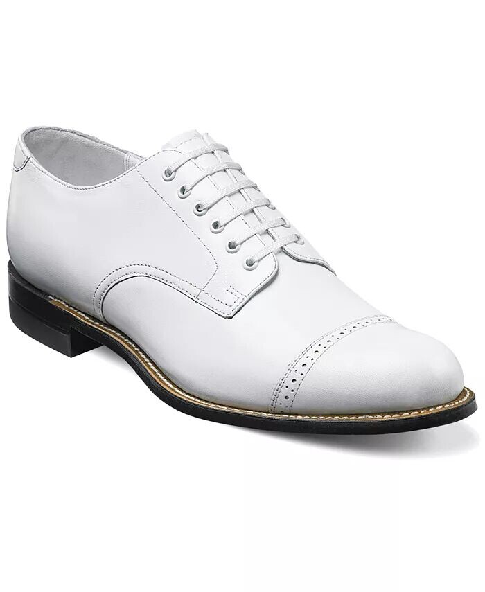 

Мужские оксфорды Madison Cap Toe Stacy Adams, белый
