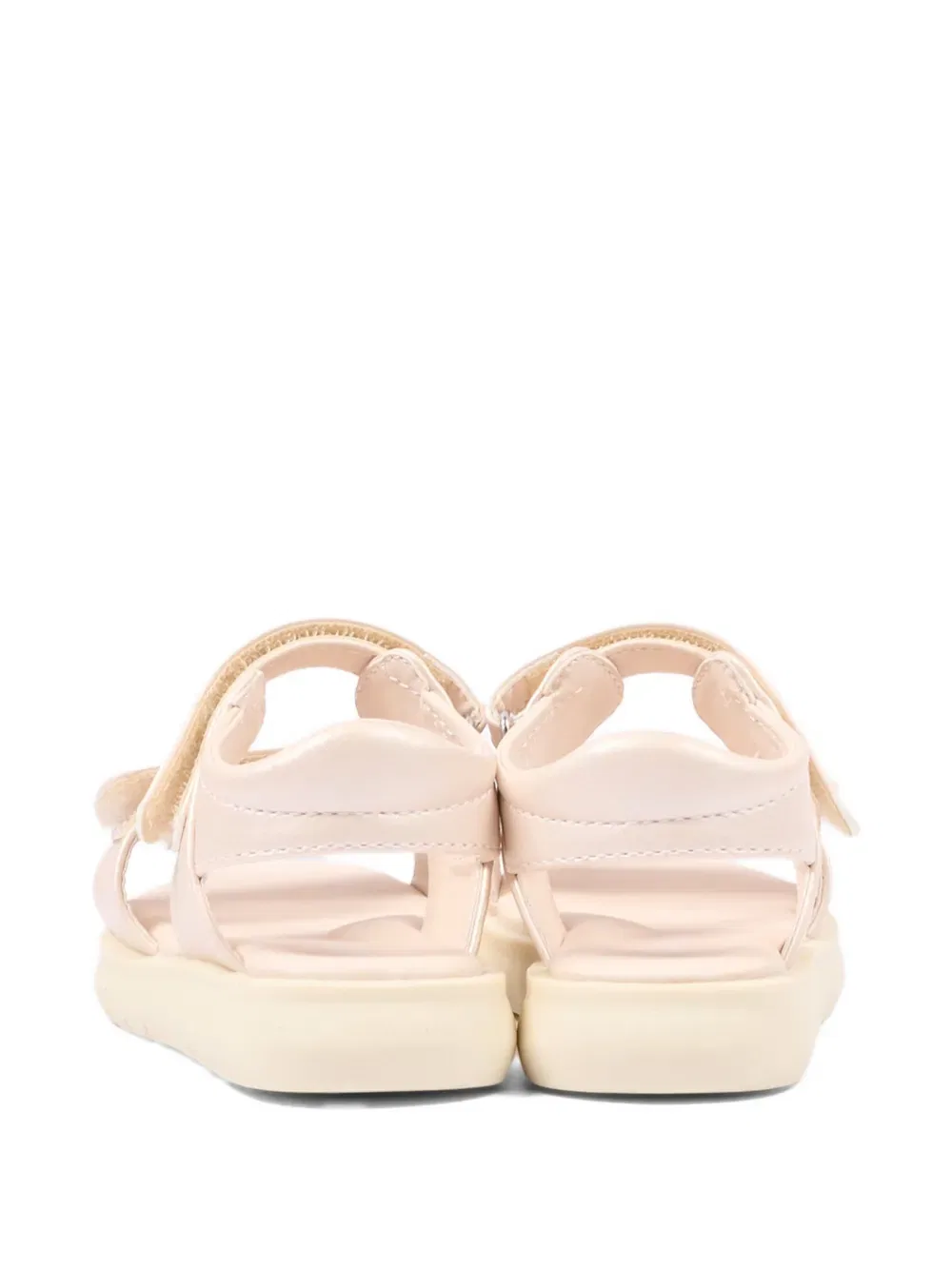 Сандалии с логотипом и надписями Calvin Klein Kids, розовый — фото 3