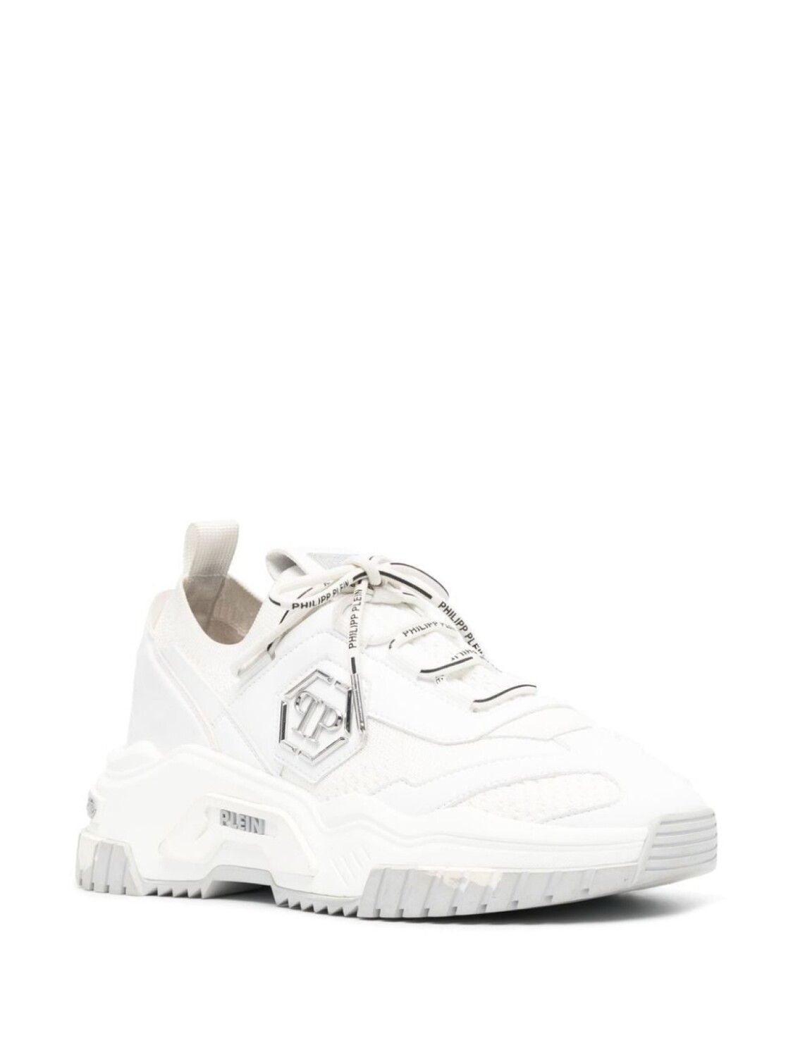Philipp Plein кроссовки Runner Hexagon, белый — фото 2