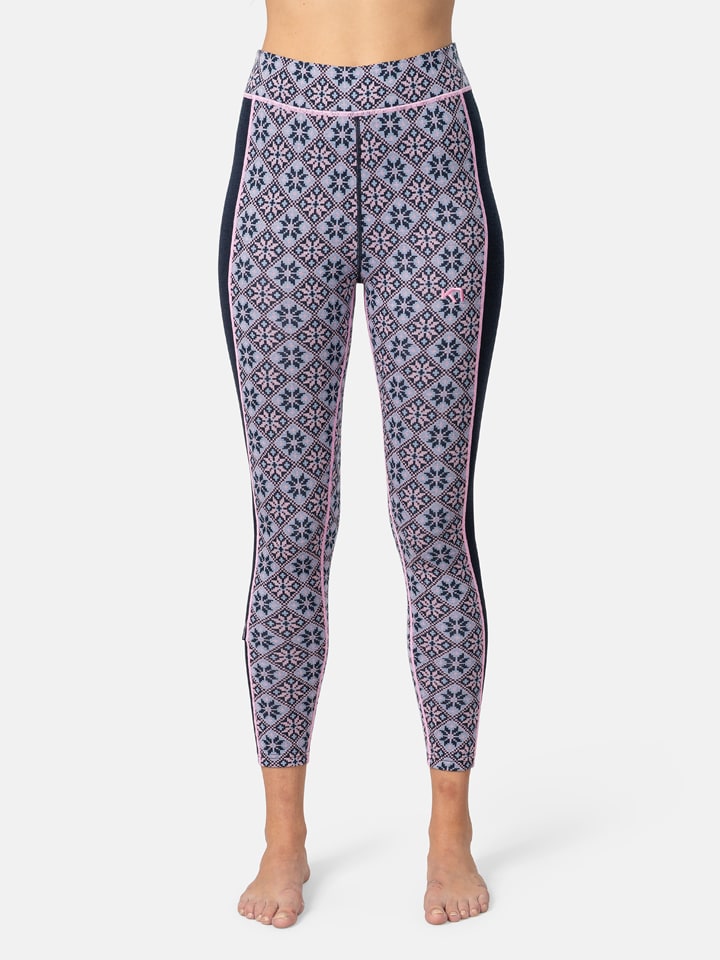 

KARI TRAA Термоштаны из мериносовой шерсти "Роза" фиолетового цвета