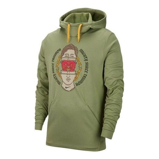 

Толстовка therma abstract pattern pullover training green Nike, зеленый