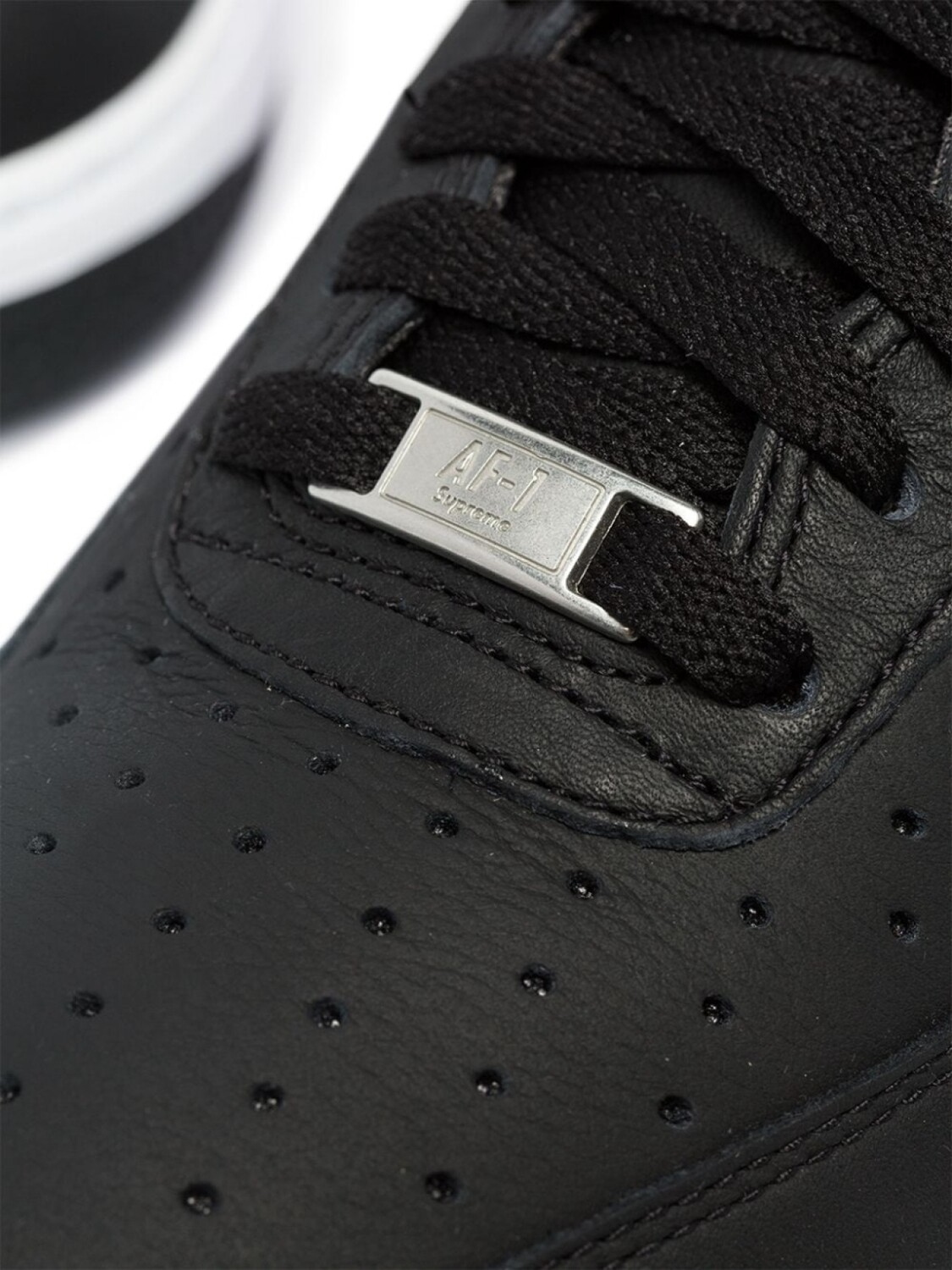 Nike кроссовки Air Force 1 из коллаборации с Comme des Garçons и Supreme, черный — фото 3