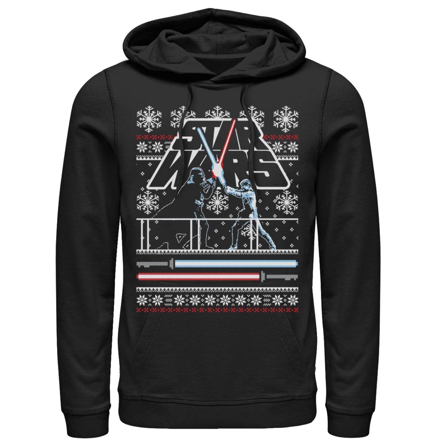 

Мужской свитер с капюшоном Luke Vader Face Off Ugly Christmas Sweater Star Wars
